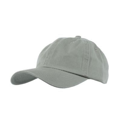 COTTON 6 PANEL BASEBALL CAP in Sage Green