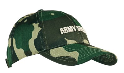 COTTON TWILL with Camouflage Print Baseball Cap