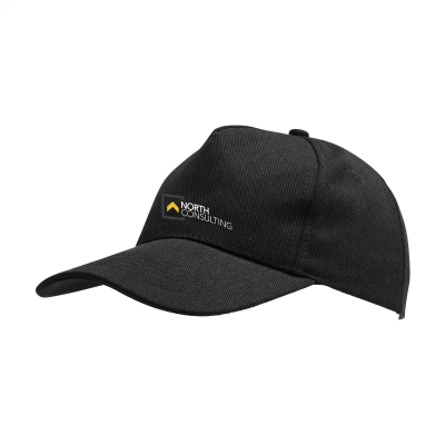 HAMAR CAP RECYCLED COTTON CAP in Black