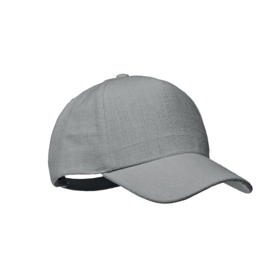 HEMP BASEBALL CAP 370 GR & M² in Grey