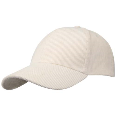 HUTTON 6 PANEL RECYCLED CORDUROY CAP