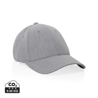 MILO AWARE™ RECYCLED HEATHER 6 PANEL CAP 200GR in Grey