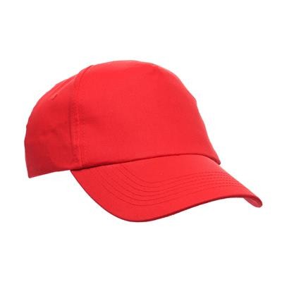 PREMIUM 5 PANEL CAP In Red
