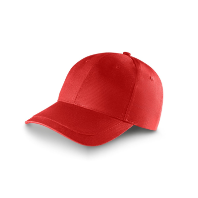 RYAN CAP MADE OF BRUSHED COTTON in Red