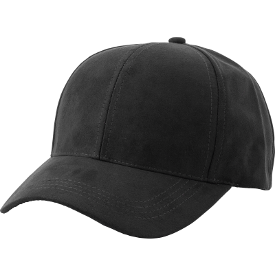 SUEDE CAP in Black