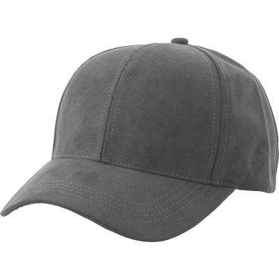 SUEDE CAP in Grey