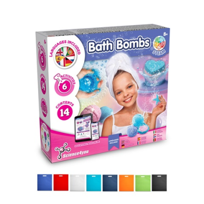 BATH BOMBS KIT IV EDUCATIONAL TOY SUPPLIED with a Non-Woven Gift Bag