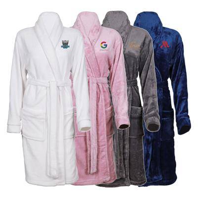 AZTEX SO SOFT POLYESTER DRESSING GOWN BATHROBE
