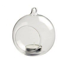 GLASS PROMOTIONAL TEALIGHT BAUBLE