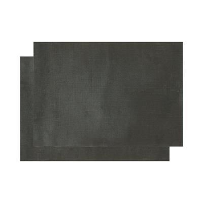 BARBECUE MAT BBQ 2-PIECE SET in Black