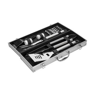 GRILL SET DELUXE in Silver