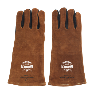 GUSTA GRILL BBQ GLOVES in Brown