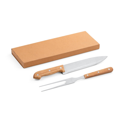 SALSA TWO-PIECE BARBECUE SET in Natural