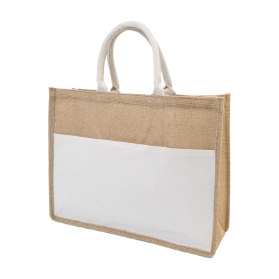 BEACH OR SHOPPER TOTE BAG in Natural