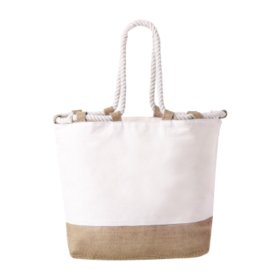 BEACH OR SHOPPER TOTE BAG in Natural