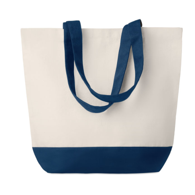 CANVAS BEACH BAG 280GR & M2 in Blue