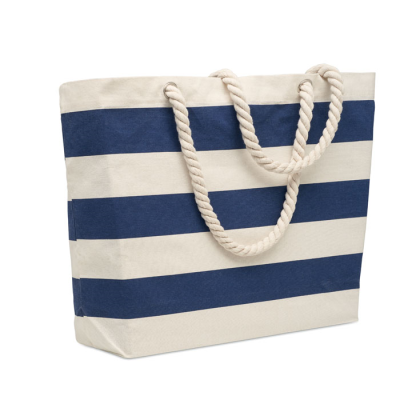 COTTON BEACH BAG 220 GR & M² in Blue