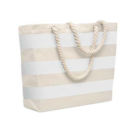COTTON BEACH BAG 220 GR & M² in White