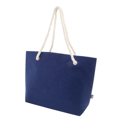 RPET BEACH BAG in Dark Blue