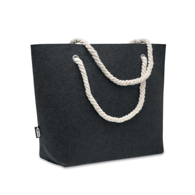 RPET FELT BEACH BAG in Grey