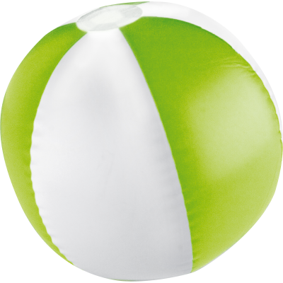 BICOLOUR BEACH BALL KEY WEST in Apple Green 