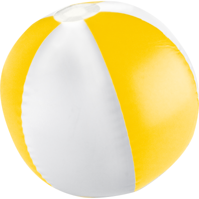 BICOLOUR BEACH BALL KEY WEST in Yellow 