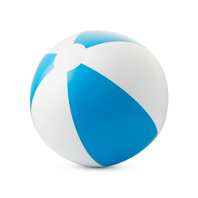 CRUISE INFLATABLE BEACH BALL in Opaque PVC in Light Blue