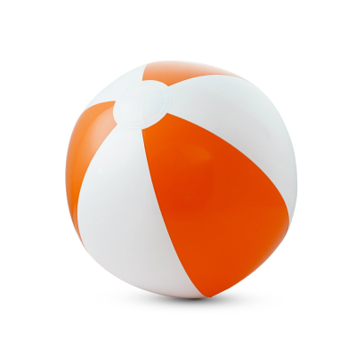 CRUISE INFLATABLE BEACH BALL in Opaque PVC in Orange
