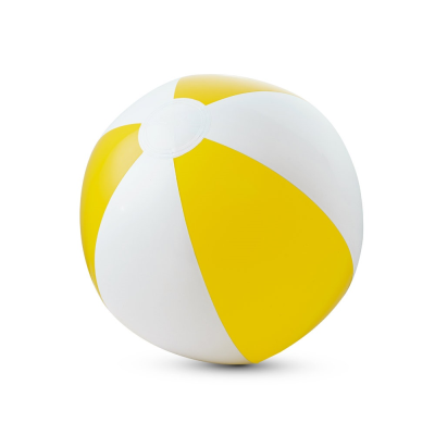 CRUISE INFLATABLE BEACH BALL in Opaque PVC in Yellow