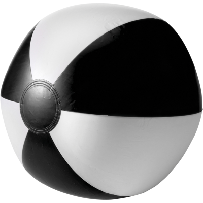 INFLATABLE BEACH BALL in Black & White