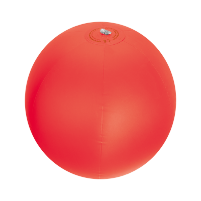 INFLATABLE BEACH BALL in Translucent Red