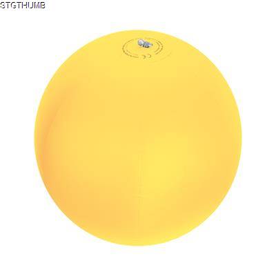 INFLATABLE BEACH BALL in Translucent Yellow
