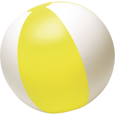 INFLATABLE BEACH BALL in Yellow