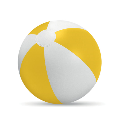 INFLATABLE BEACH BALL in Yellow