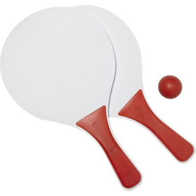 SMALL BAT AND BALL SET in Red