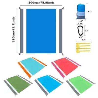 79X 56 WATERPROOF BEACH MAT PICNIC BLANKET - PROMOTIONAL CORPORATE GIFT