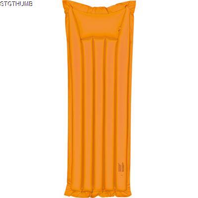 INFLATABLE AIR BED AIR BED INFLATABLE MATTRESS in Translucent Orange