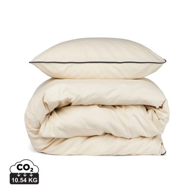 VINGA MARSTON OCS ORGANIC COTTON BED LINEN, 4 PCS SET in Beige