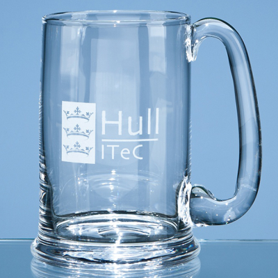 0,6LTR DARTINGTON CRYSTAL REAL ALE TANKARD