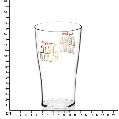 568ML (20OZ) LONG-LIFE PINT GLASS MADE with Recycled Plastic (120g)