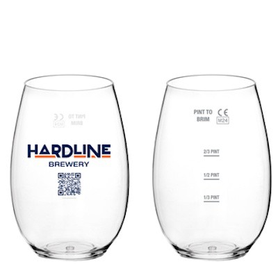 568ML (20OZ) LONG LIFE SHATTERPROOF TAP ROOM PINT GLASS