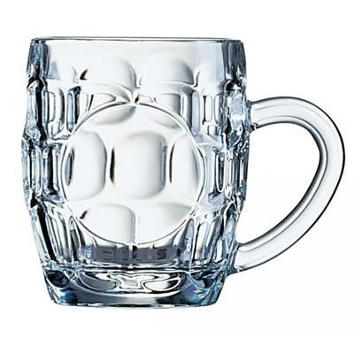 BRITTANIA OLD FASHIONED HALF BEER TANKARD with Panel