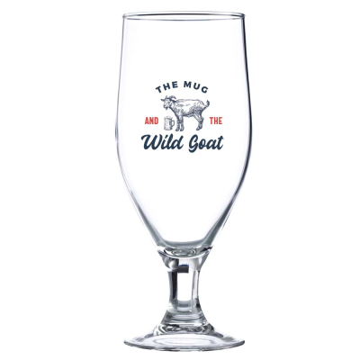 DUNKEL STEM GLASS - HALF PINT (380ML & 13,4OZ) - PROMOTIONAL CORPORATE GIFT