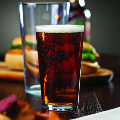 NUCLEATED CONIQUE GLASS - PINT (560ML & 20OZ)