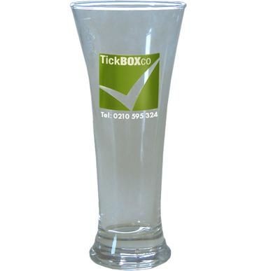 PILSNER TUMBLER GLASS in Clear Transparent