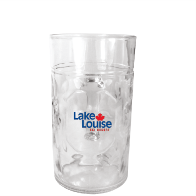 REUSABLE PLASTIC STEIN BEER MUG - 2 PINTS  &  1 LITRE