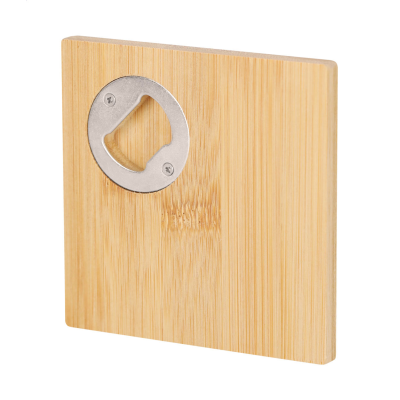 BOTTLE OPENER COASTER in Natural