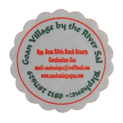 TISSUE COASTER (SCALLOPED) - 9PLY & UNILAM