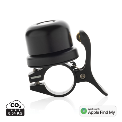 PEDALFINDER BICYCLE BELL with Worldwide Locating in Black
