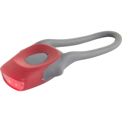 PLASTIC BICYCLE LIGHT in Red